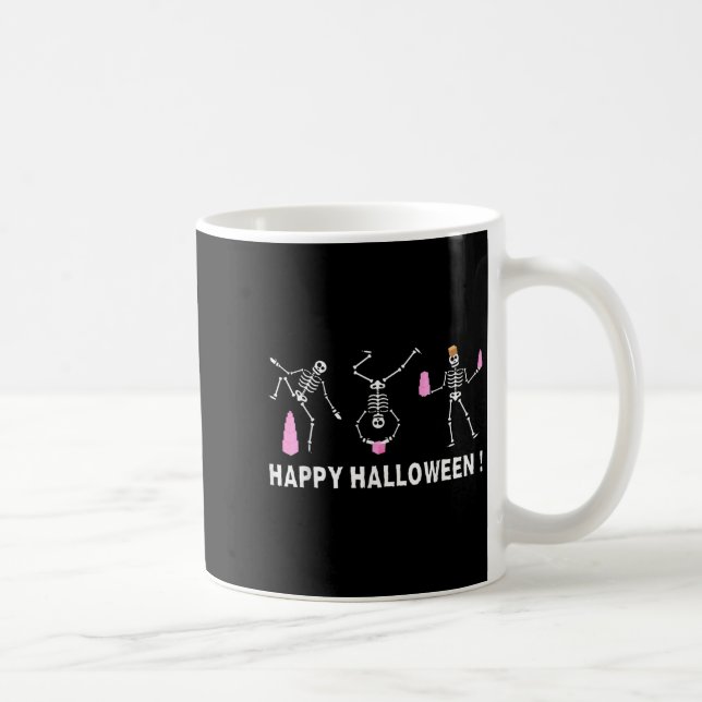 Mug Halloween Montessori Teacher Skeleton Dancing Educ (Droite)