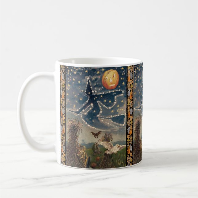 Mug Halloween nocturne étoilée | Simple (Gauche)