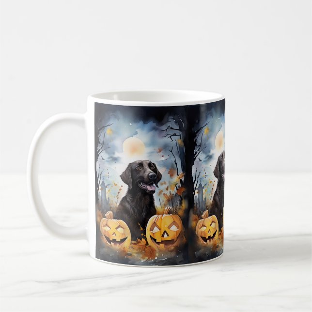 Mug Halloween Nouvelle-Écosse avec citrouilles effraya (Gauche)