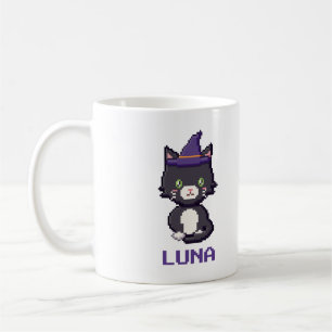 Mug Halloween personnalisé Chat Smoking