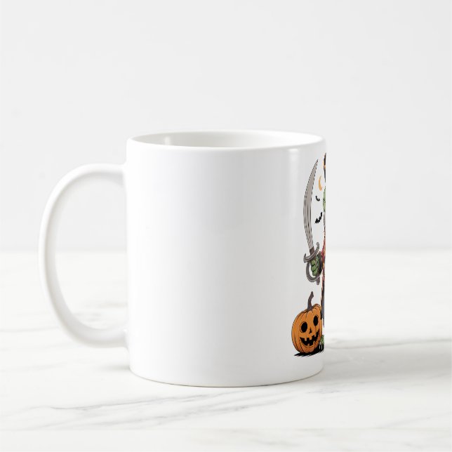 Mug Halloween Pirate de dragon barbu (Gauche)