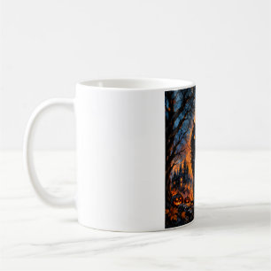 Mug Halloween Pleine Lune Chat Noir Gothique 🎃 Ép