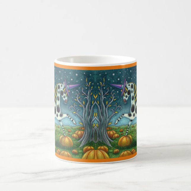MUG HALLOWEEN PONY ET CHAT CHAT CHAT CHEVAL (Centre)
