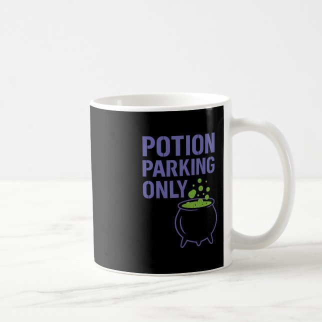 Mug Halloween Potion Stationnement uniquement Cauldron (Droite)