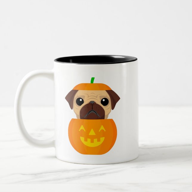 Mug Halloween Pugkin  Café (Gauche)