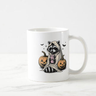 Mug Halloween Raccoon Ghost