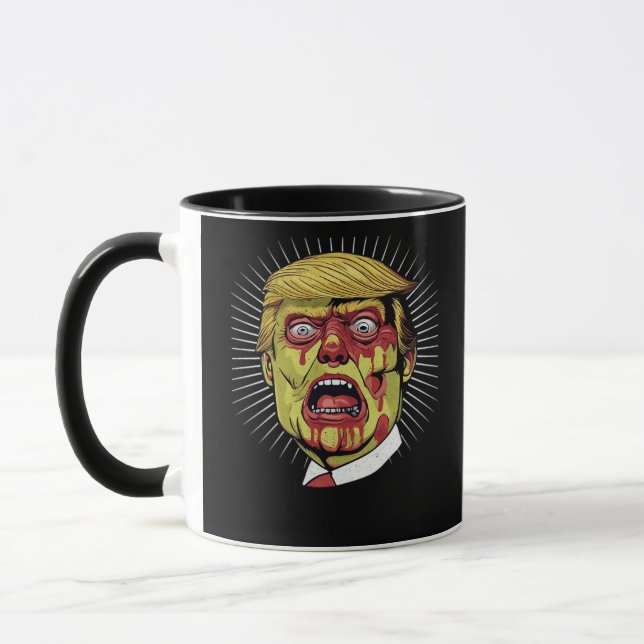 Mug Halloween rétro Trumpkin (Gauche)