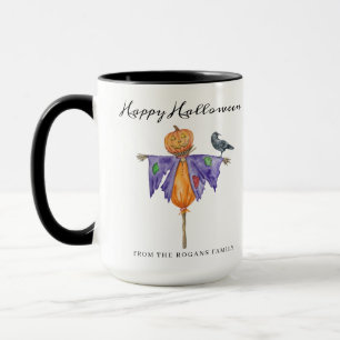 Mug Halloween Scarecrow avec Citrouille