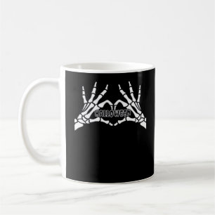 Mug Halloween - Skeleton Hands Heart