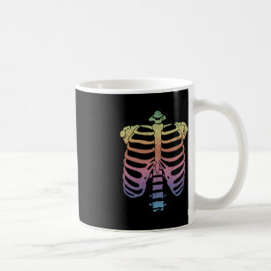 Mug Halloween Skeleton Rib Cage Zombie Costume Tee