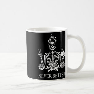 Mug Halloween Skeleton Skull Femmes Boire Café Nev
