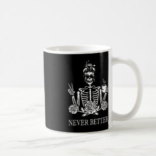 Mug Halloween Skeleton Skull Femmes Boire Café Nev