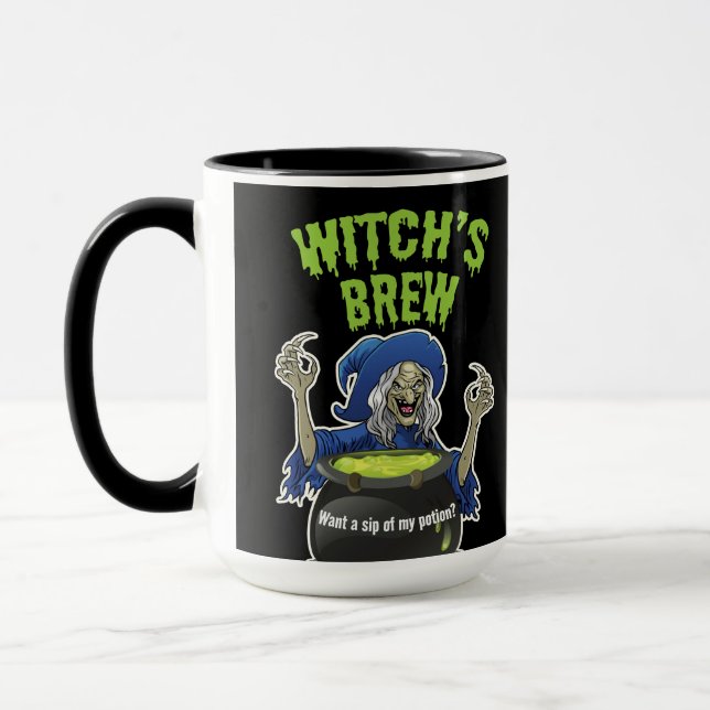 Mug Halloween "sorcière" (Gauche)