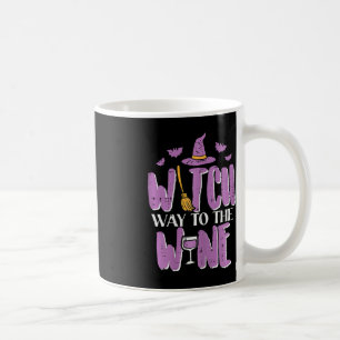 Mug Halloween Sorcière Chemin À Drôle Pun Costume Fête