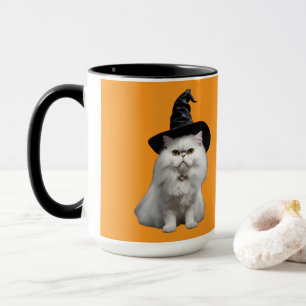 Mug Halloween sorcière persane blanche mignonne