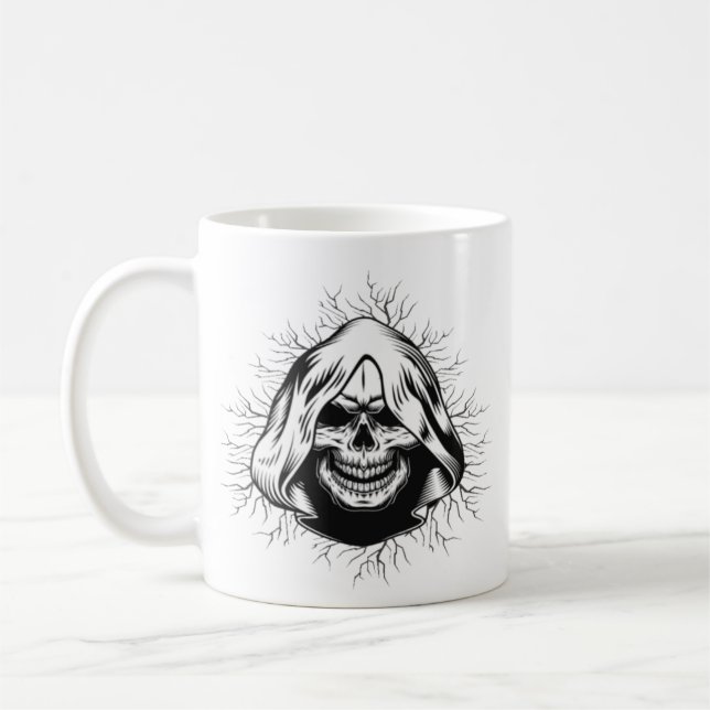 Mug Halloween squelette (Gauche)