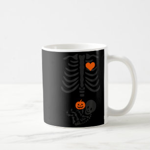 Mug Halloween Squelette bébé Rib Cage Citrouille encei