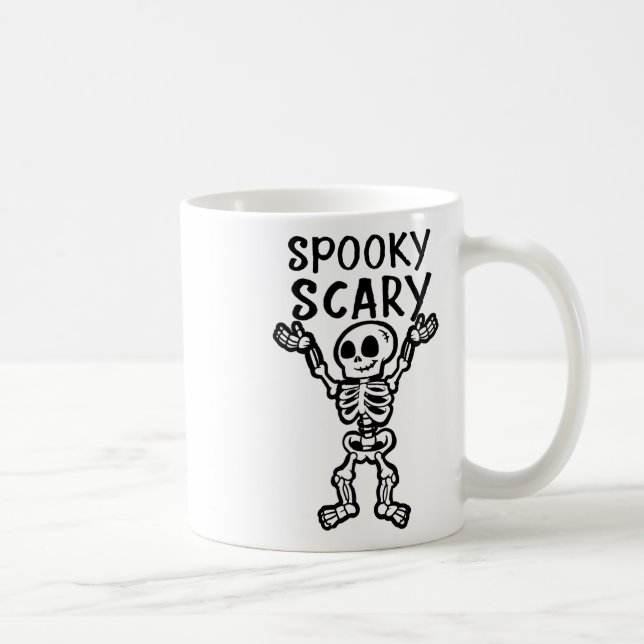 Mug Halloween squelette éffrayant (Droite)