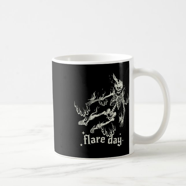 Mug Halloween Squelette Flare Day Fibromyalgie Endomèt (Droite)