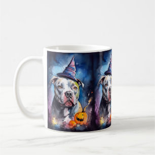 Mug Halloween Staffordshire Américain Avec Citrouilles