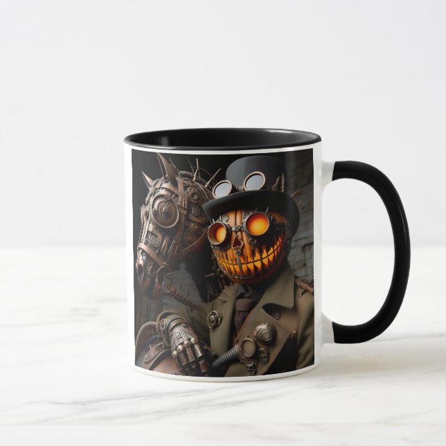 Mug Halloween Steampunk Jack-O-Lantern Horseman (Droite)