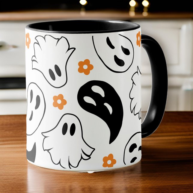 Mug Halloween tendance Cute Ghost Squad Classic (Créateur téléchargé)