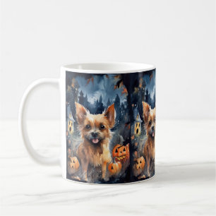 Mug Halloween Terrier Australien Avec Peur Citrouille