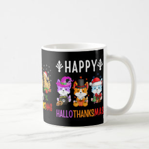 Mug Halloween Thanksgiving Noël Cheetah Chat Hallo