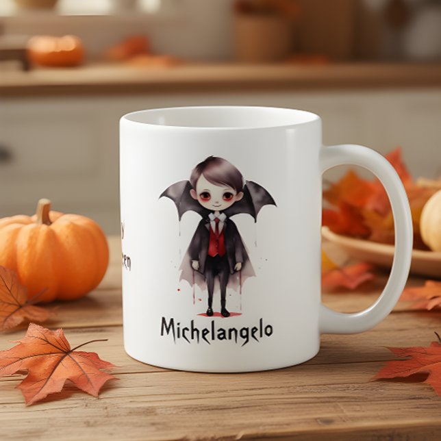 Mug Halloween Vampire enfant Personnaliser (Créateur téléchargé)