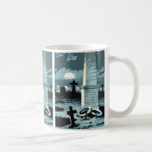 Mug Halloween vintage, Cimetière Déplaisant aux Graves