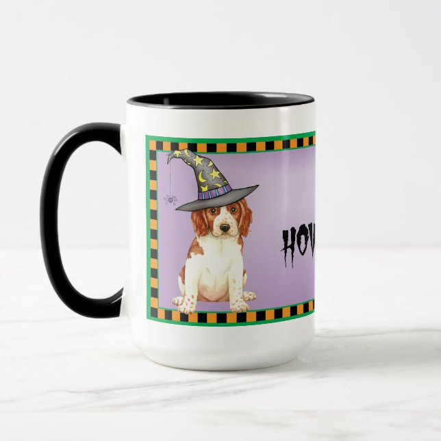 Mug Halloween Welsh Springer Spaniel (Gauche)