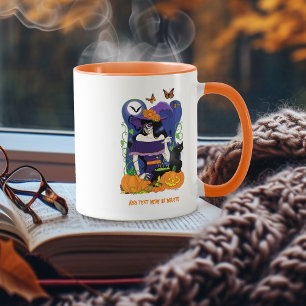 Mug Halloween Witch Sugar Skull