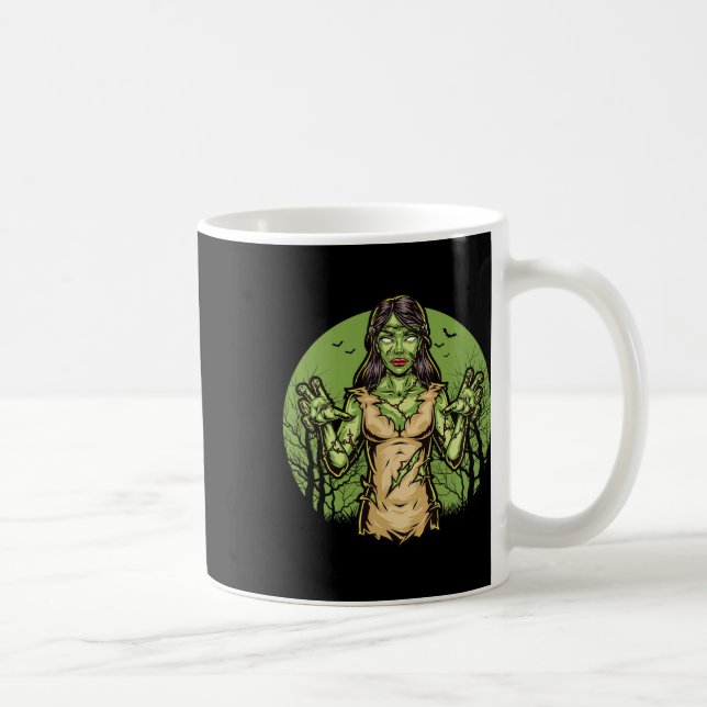 Mug Halloween Zombie éffrayant amusant Halloween effra (Droite)
