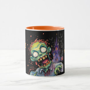 Mug Halloween, Zombie,Hurlement du château pourpre ,