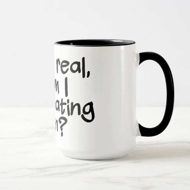 Mug HALLUCINATING - choisir style & couleur (Droite)