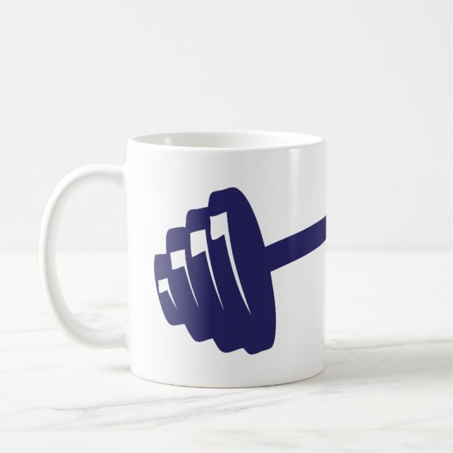 Mug haltere barre tordu musculation bodybuilding  (Gauche)