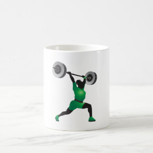 Mug Haltérophilie de femme