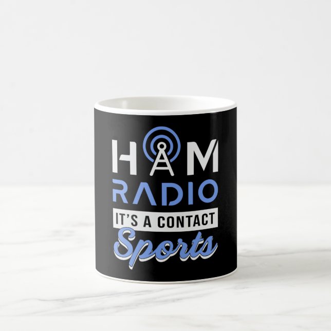 Mug HAM Radio Opérateur Antenne Amateur Code Idée cade (Centre)