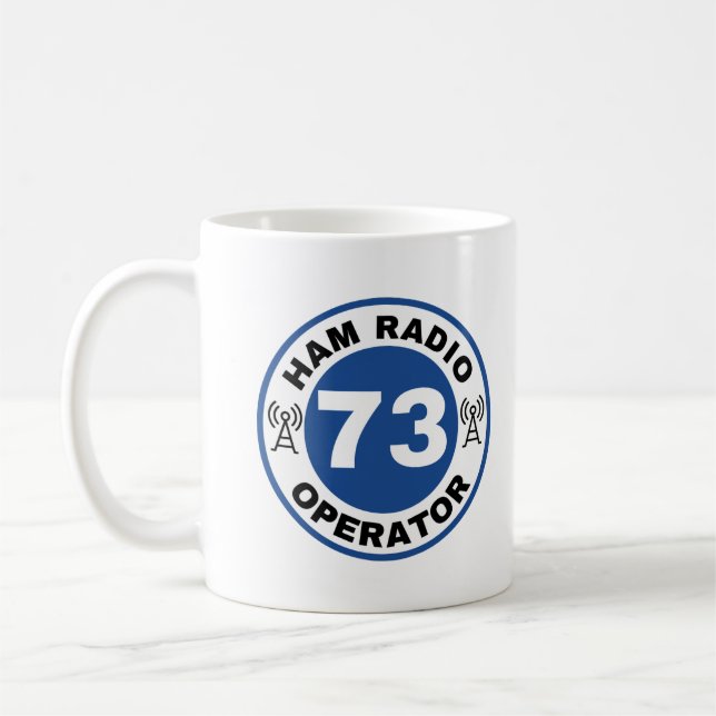 Mug Ham Radio Operator 73 - Ham Radio Dreams (Gauche)