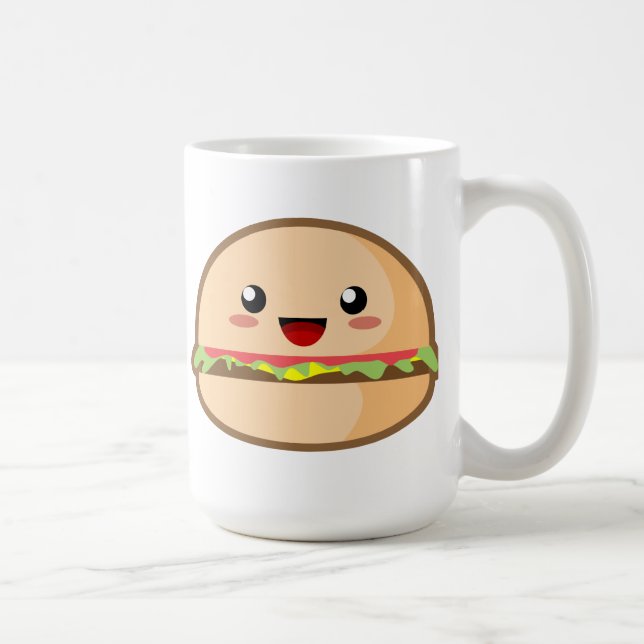 Mug Hamburger de Kawaii (Droite)