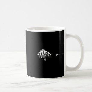 Mug Hameçon de pêche à la mouche graphique - Pêche au