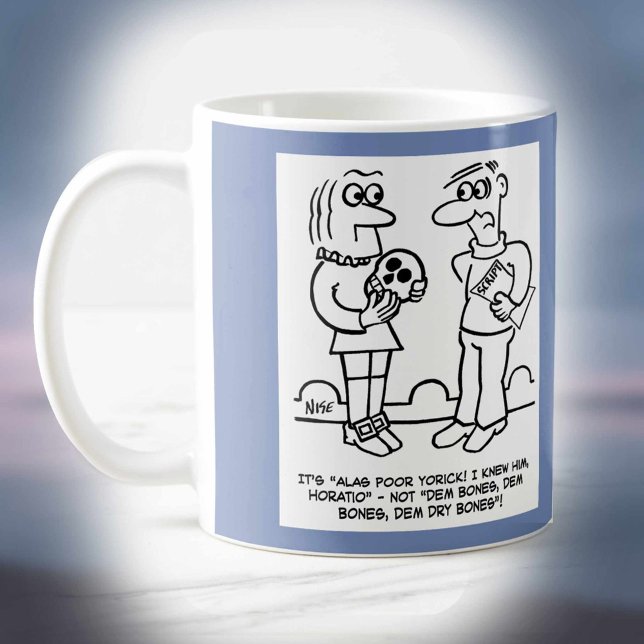 Mug Hamlet Actor a des conseils du directeur de scène (Créateur téléchargé)