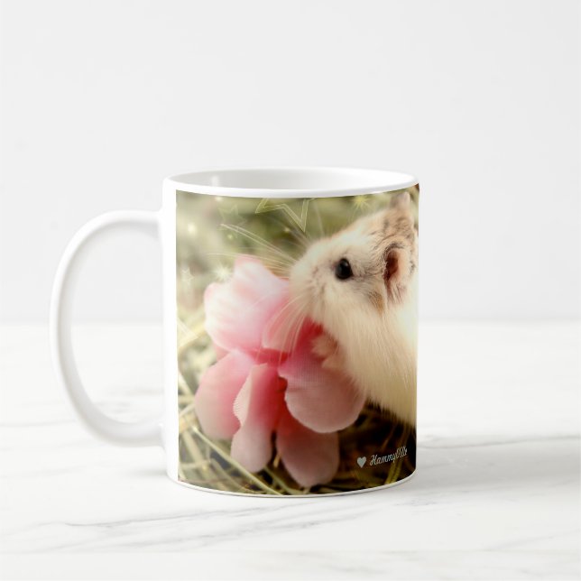 Mug Hammyville - Hamster Flower Love (Gauche)