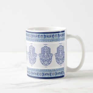 Mug hamsa*tunis*maroc*henné*bleu