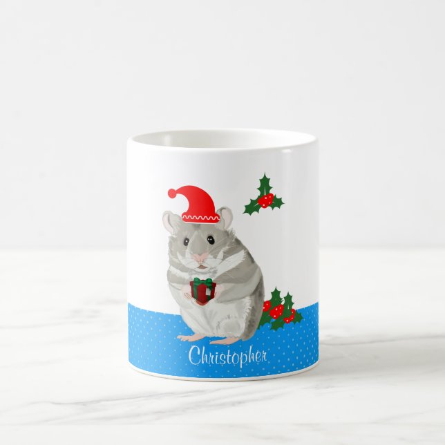 Mug Hamster gris personnalisé (Centre)