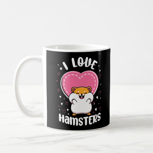 Mug Hamster I Love Hamsters (Gauche)