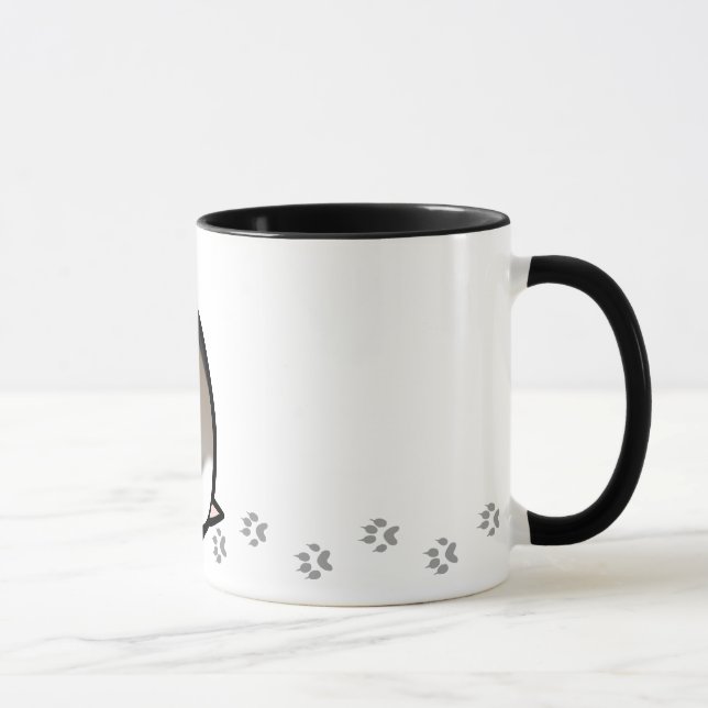 Mug Hamster nain de dessin animé (Droite)