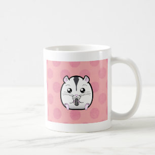 Mug Hamster nain russe semi-blanc