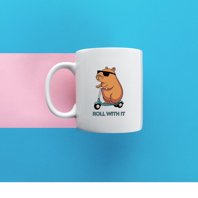 Mug hamster sur scooter (Créateur téléchargé)