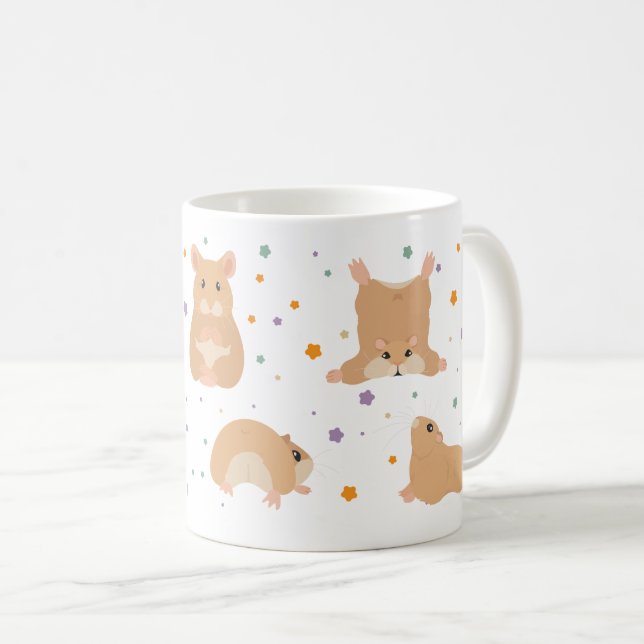 Mug Hamsters faisant du yoga (Devant droit)